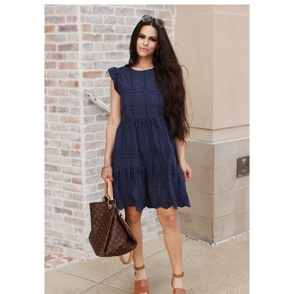 Nursing queen nursing dress size small navy